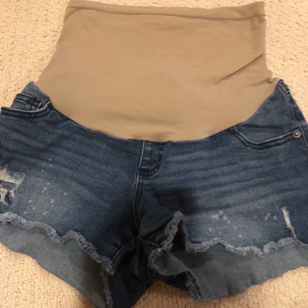 Wendy Bellissimo Jean Shorts maternity, size m